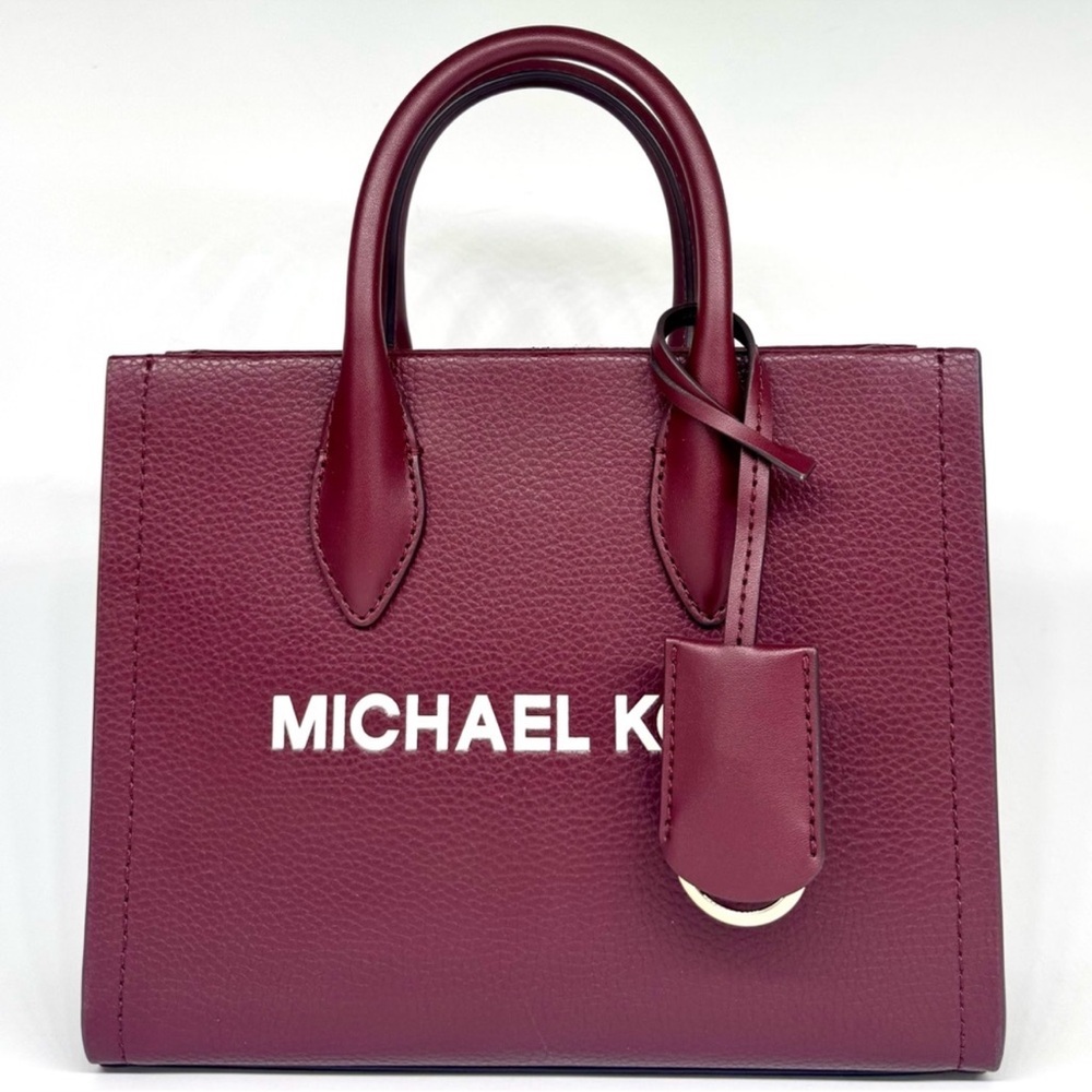 Michael Kors Mirella Small Signature Logo Crossbody Bag Ox Blood